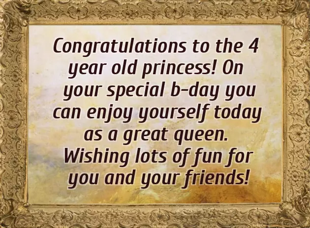 Happy 4 Year Old Birthday Happy 4 Year Old Birthday