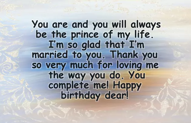 Birthday Wishes For My Hubby