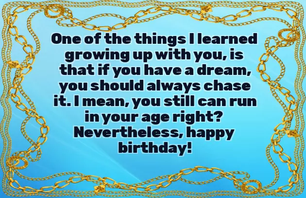 Humorous Birthday Wishes For Friend