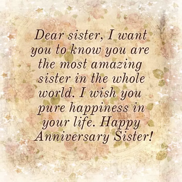 Wedding Anniversary Wishes To Sister Wedding Anniversary Wishes To Sister