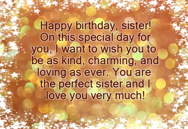 Best Birthday Wishes To Younger Sister