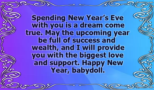 New Year Wishes To Girlfriend New Year Wishes To Girlfriend