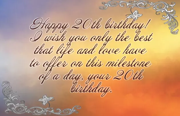 Birthday Quotes For 20 Year Old Son