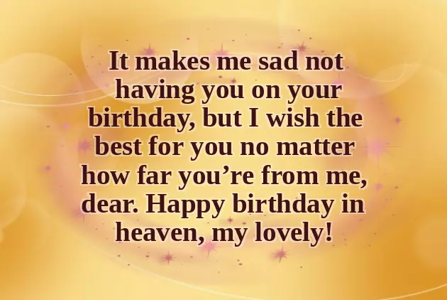 Birthday Greetings For Father In Heaven