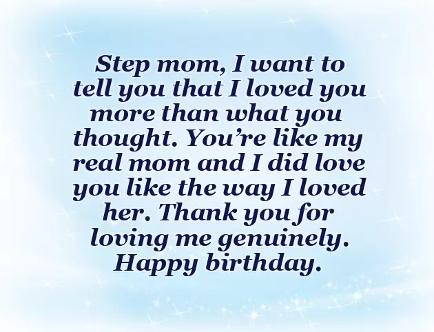 Step Mother Birthday Quotes