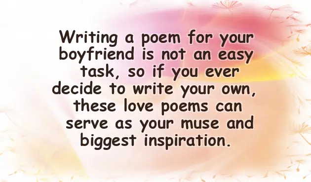 Love Poems For Boyfriend Love Poems For Boyfriend