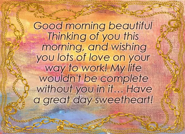 Great Morning Message Great Morning Message