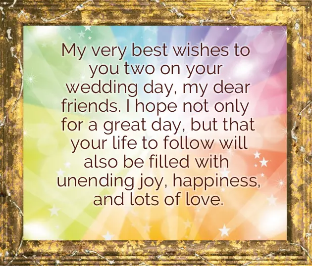 Congratulations To Newly Wedding Couple