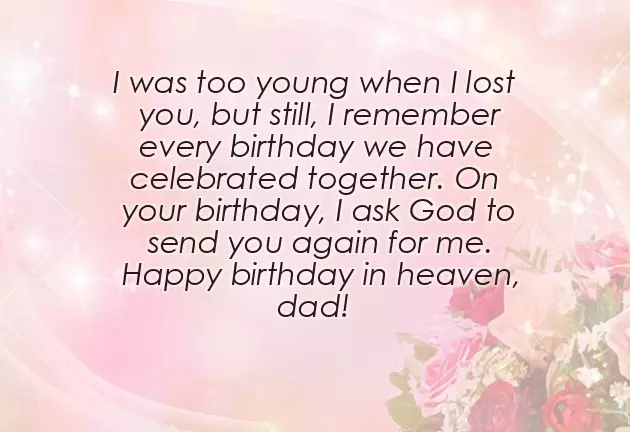 Birthday Wishes For Deceased Father