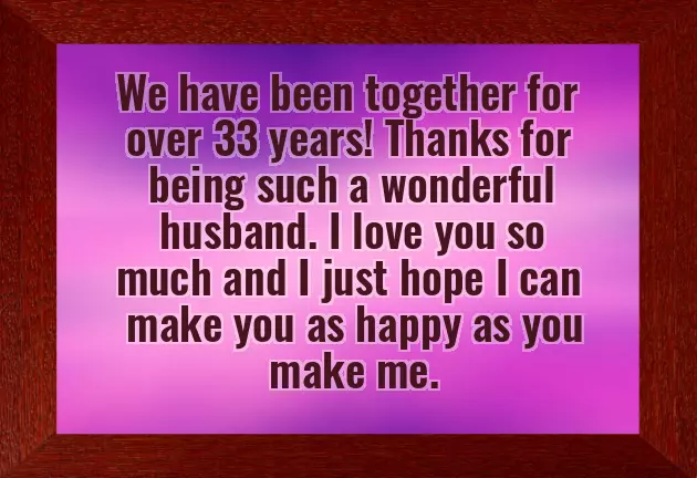 33Rd Wedding Anniversary Wishes 33Rd Wedding Anniversary Wishes
