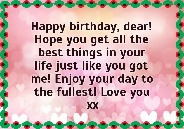 The Best Birthday Wishes For My Wife