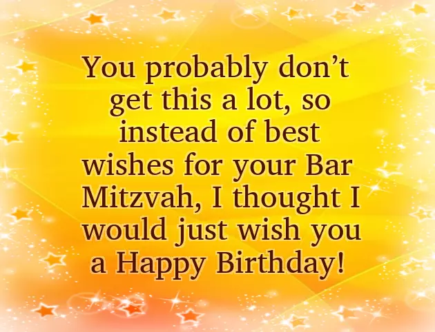 Congratulations On Your Bar Mitzvah