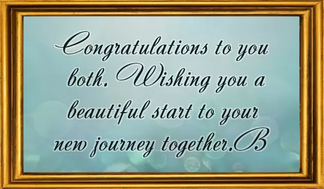 Congratulations On Wedding Announcement