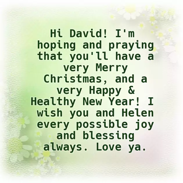 Wishing Happy Christmas And New Year Wishing Happy Christmas And New Year