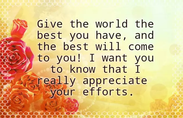 Congratulations Great Job