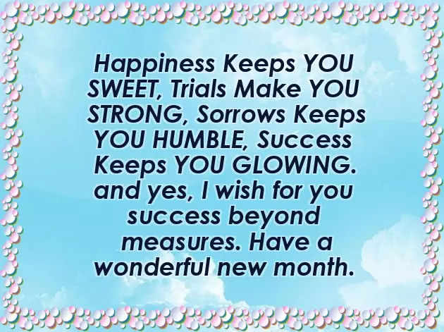 Love New Month Messages Love New Month Messages