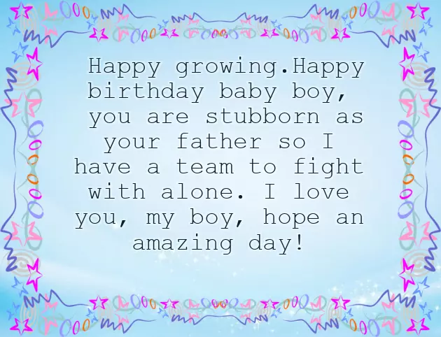 One Year Baby Birthday Wishes