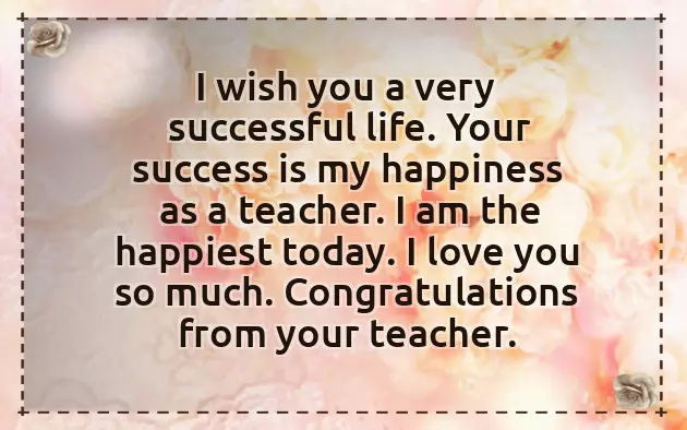 Kindergarten Graduation Wishes For Son