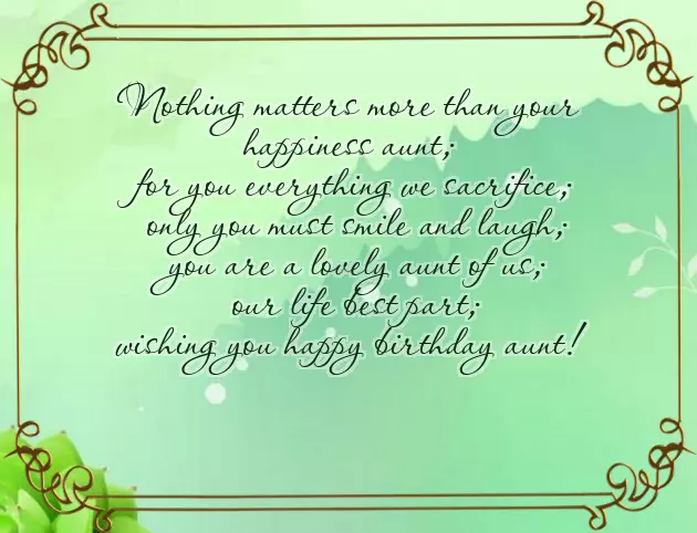 Happy Birthday To Your Aunt Happy Birthday To Your Aunt