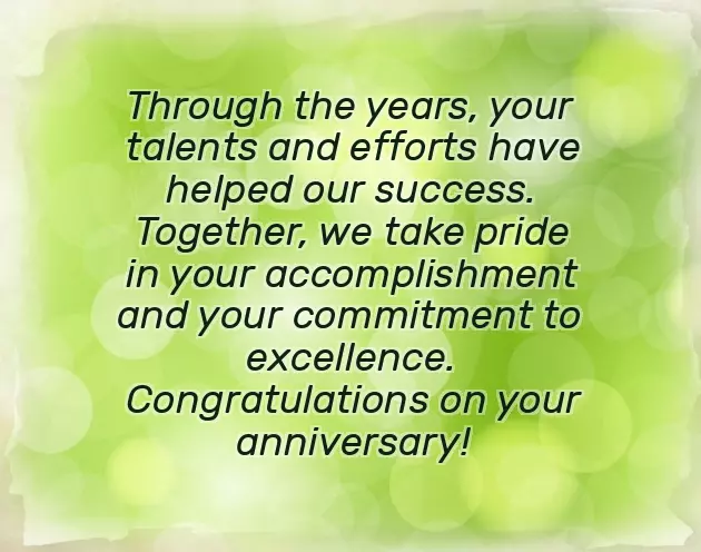 Congratulations On 10 Years In Business