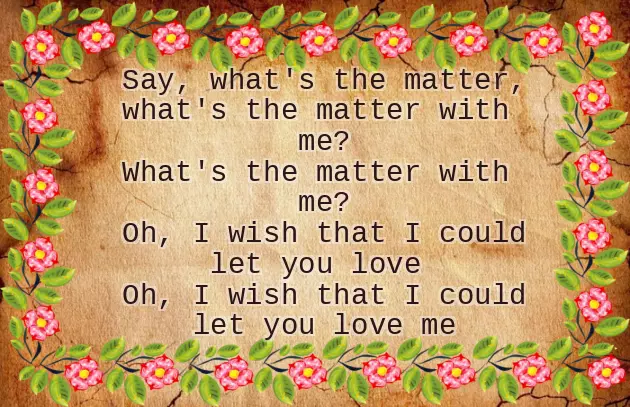 Wish That I Could Let You Love Me Wish That I Could Let You Love Me