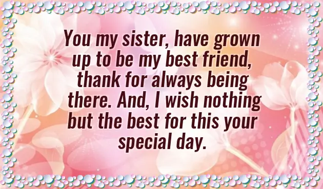 Birthday Wishes For Friend Like Elder Sister Birthday Wishes For Friend Like Elder Sister