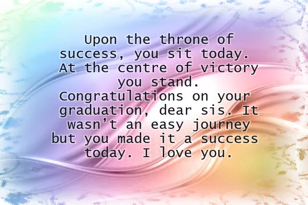 Congratulations Graduation Sister Congratulations Graduation Sister