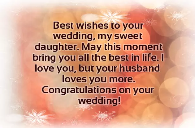 Special Words For Daughter Getting Married