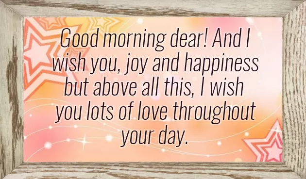 Simple Morning Message