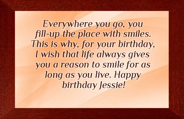 Happy Birthday Jessie Happy Birthday Jessie