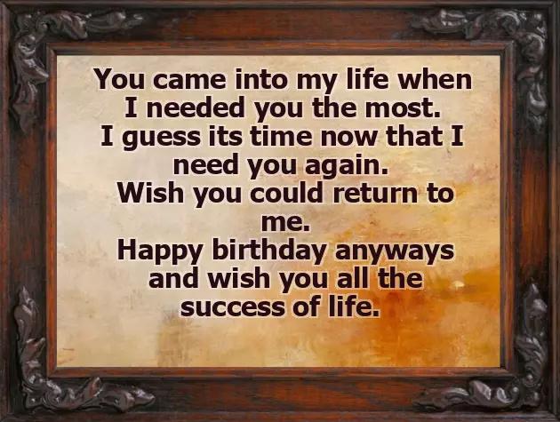 Birthday Quotes For Ex Boyfriend Birthday Quotes For Ex Boyfriend