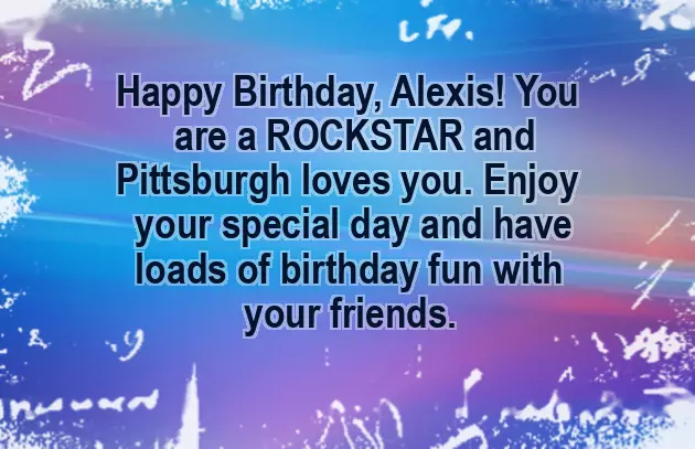 Alexis Happy Birthday Alexis Happy Birthday