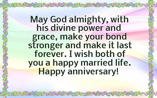 Best Wedding Anniversary Message