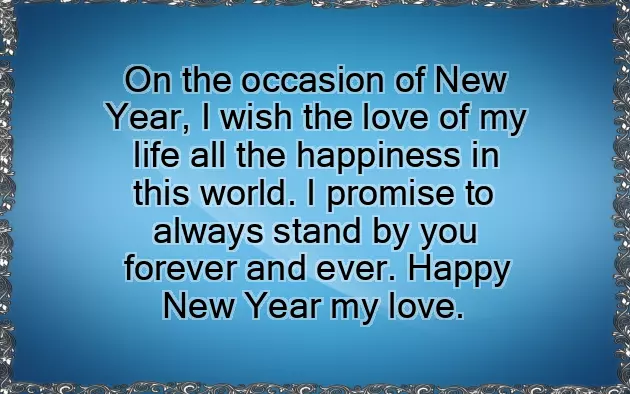New Year Msg To Love New Year Msg To Love
