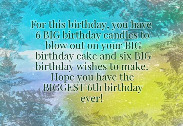 Happy 6Th Birthday Son Happy 6Th Birthday Son