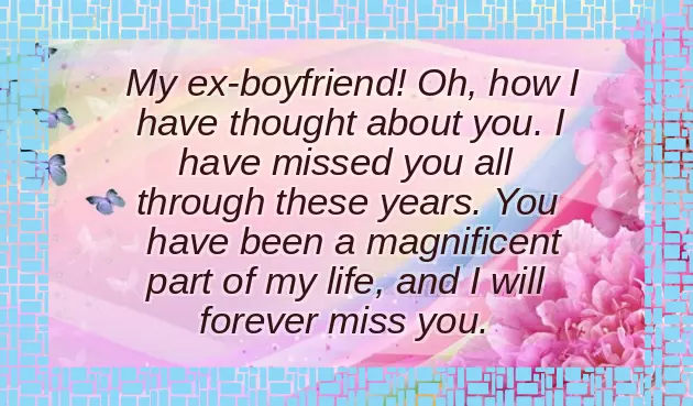 Happy Birthday My Ex Boyfriend Happy Birthday My Ex Boyfriend