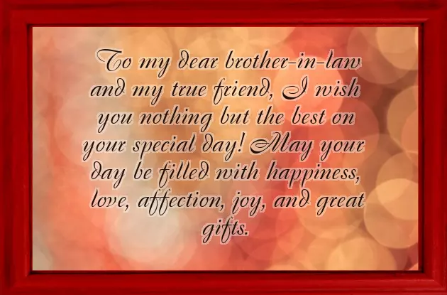 Wishes For Birthday For Brother In Law