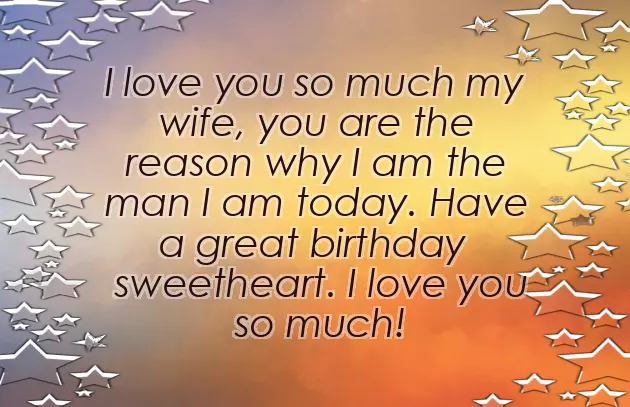 Happy Birthday My Wife Wishes