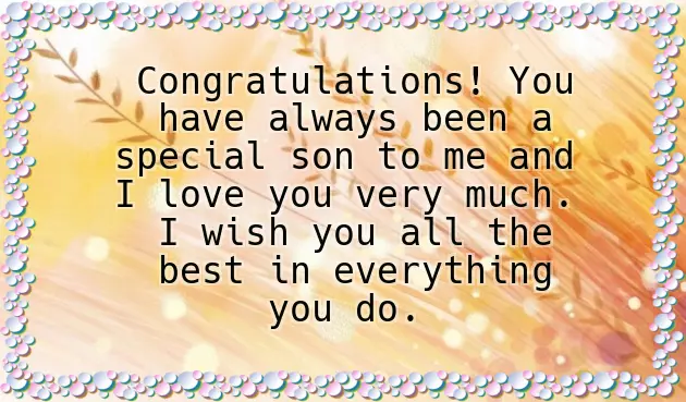 Congratulations My Son Graduation