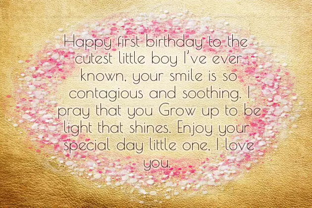 Birthday Wishes For 1 Year Baby Girl From Mother