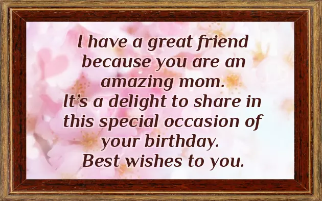 Happy Birthday To Friends Mom