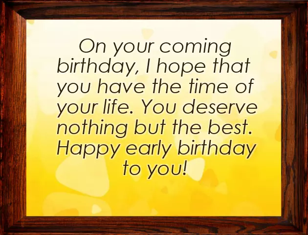 Early Birthday Wishes Funny Early Birthday Wishes Funny