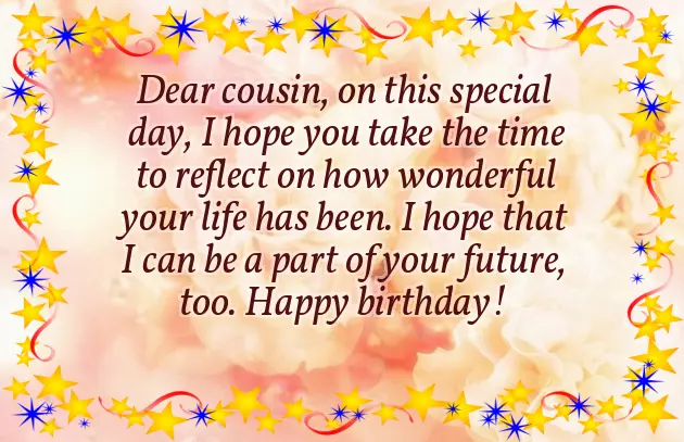 Heart Touching Birthday Wishes For Cousin Sister