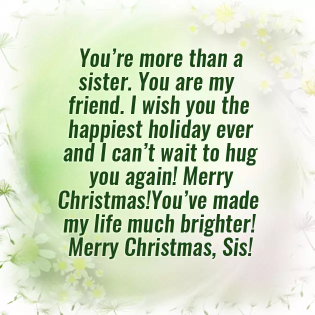 Christmas Wishes To Sister And Brother In Law
