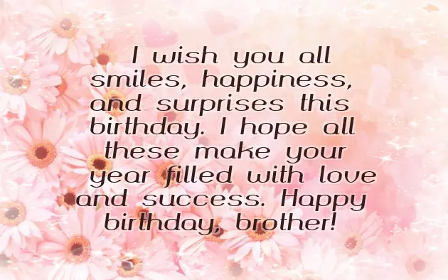 Birthday Wishes To Little Sister From Brother