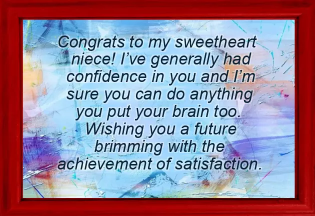 Niece Graduation Wishes