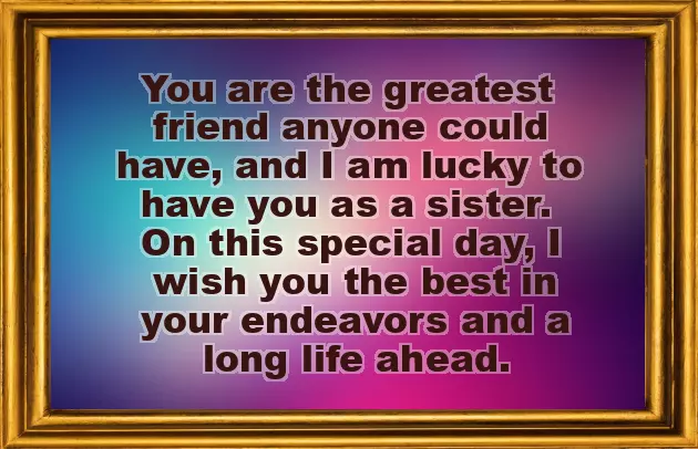 Sweet Sister Birthday Sweet Sister Birthday