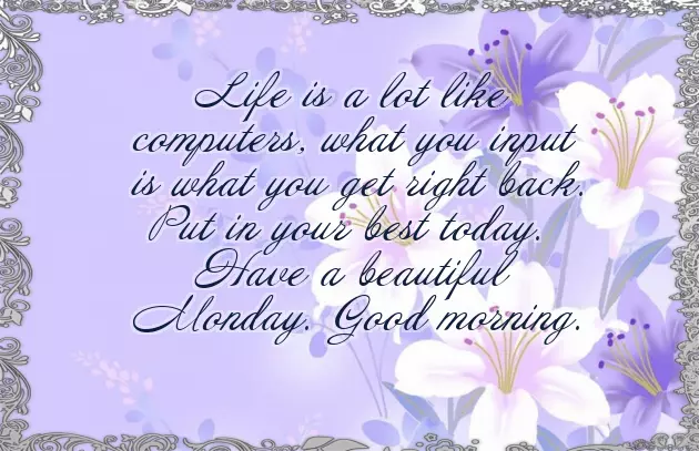 Morning Monday Greetings