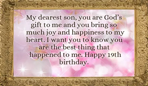 Happy 19Th Birthday To My Son