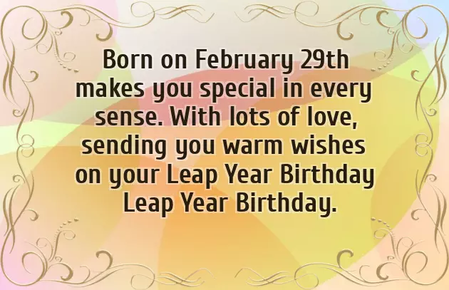 Leap Year New Year Wishes